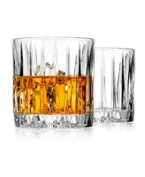 Godinger Parallels Double Old-Fashioned Glasses, Set of 6