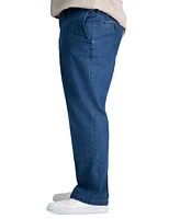 Haggar Men's Big & Tall Stretch Denim Classic-Fit Flat Front Pants