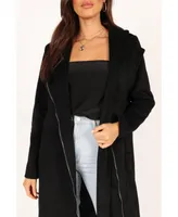 Petal and Pup Women's Mila Zip Front Long Coat