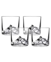 Liiton Mount Everest Crystal Whiskey Decanter with Glasses, Set of 5