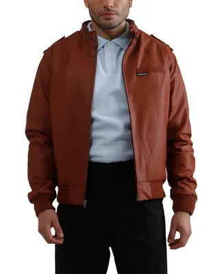 Men's Faux Leather Iconic Racer Jacket