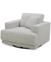 Vasher 42" Fabric Swivel Chair, Created for Macy's