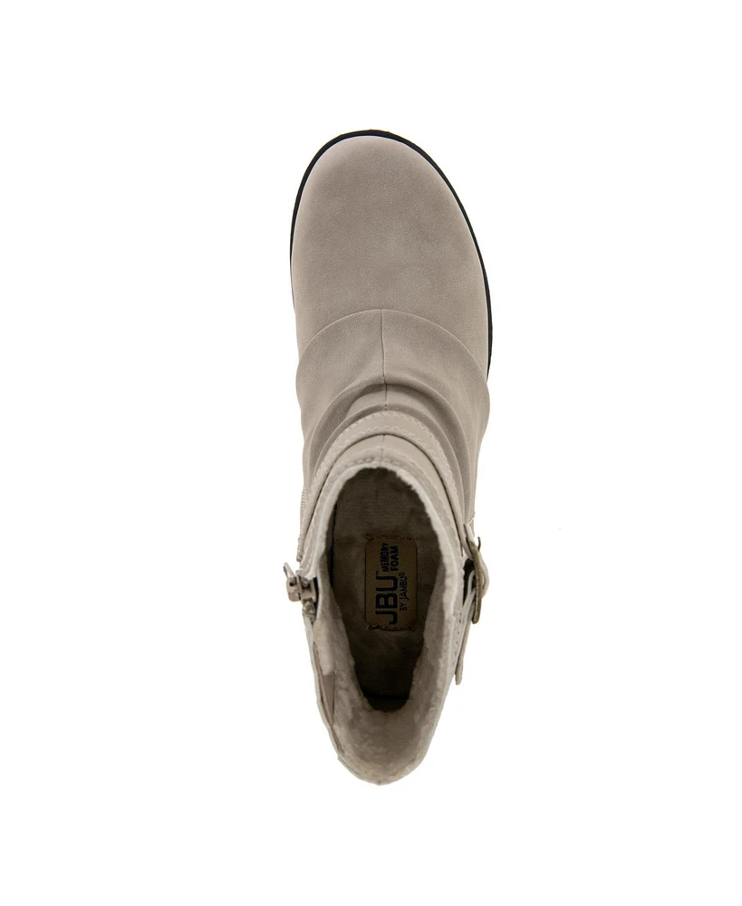 Jbu Women's Betsy Water Resistant Ankle Bootie