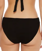 Trina Turk Women's Black Sands Buckle Hipster Bikini Bottoms