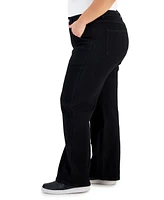 Gogo Jeans Trendy Plus Front Seam Straight-Leg