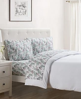 Tahari Home Pine 100% Cotton Flannel 3-Pc. Sheet Set, Twin