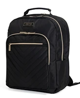 Chelsea Women's Chevron Quilted 15-Inch Laptop & Tablet Fashion Travel Backpack