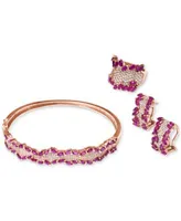 Rosa By Effy Ruby Diamond Pave Jewelry Collection In 14k Rose Gold