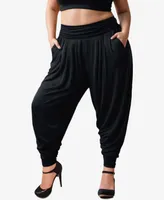 White Mark Plus Harem Pants