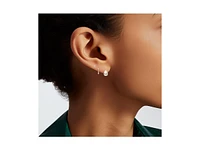 Rhodium Polished Three Earring Set