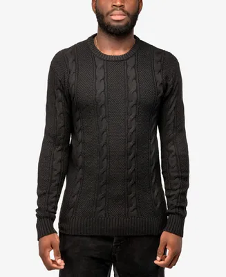 X-Ray Men's Cable Knit Sweater
