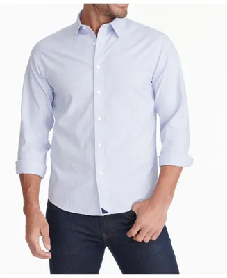 UNTUCKit Men's Slim Fit Wrinkle-Free Bordeaux Button Up Shirt