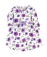 Touched by Nature Toddler Girls Organic Cotton Long-Sleeve Dresses 2pk