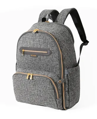 Sunveno Convertible Tweed Parent Diaper Backpack