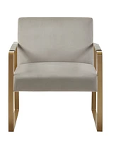 Martha Stewart Collection 28.5" Jayco Wide Fabric Accent Chair