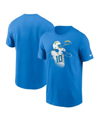 Men's Nike Justin Herbert Powder Blue Los Angeles Chargers Player Graphic T-shirt