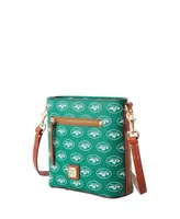 Women's Dooney & Bourke New York Jets Signature Small Zip Crossbody Purse