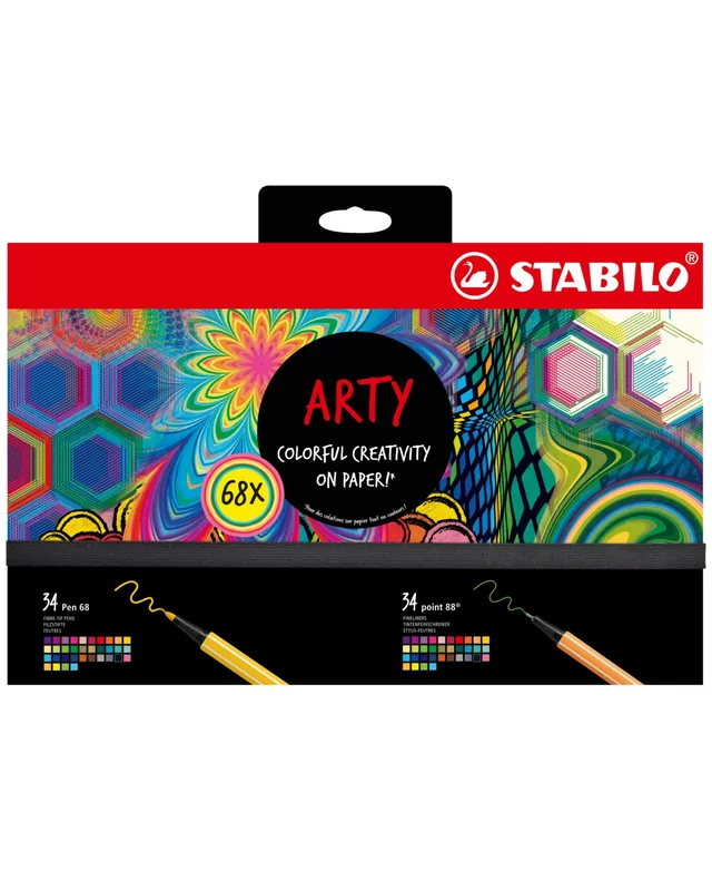 Stabilo Pen 68 Arty Set, 65 Colors