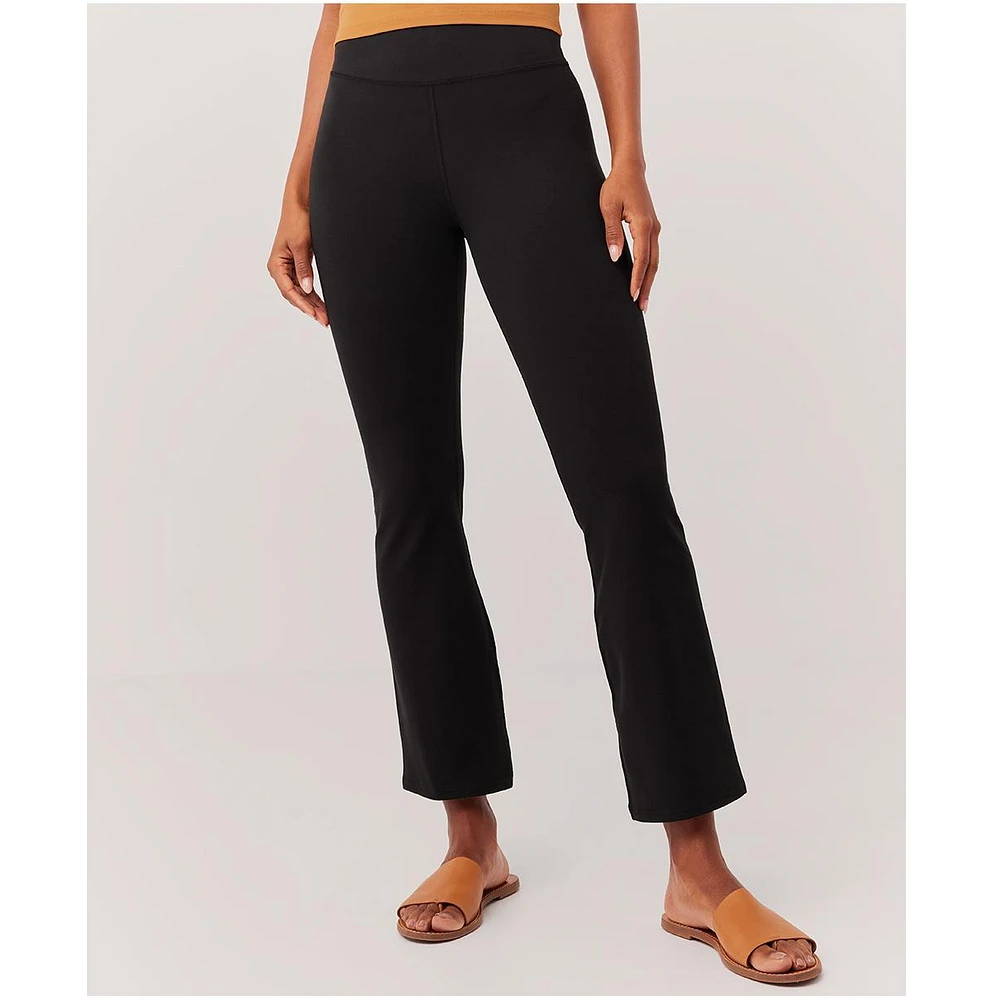 Pact Women's PureFit Bootcut Legging - Cropped Made With Organic Cotton