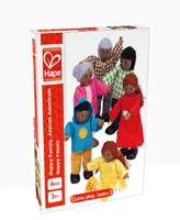 Hape Happy Family African American Dollhouse Set