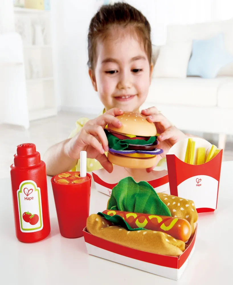 Hape Fast Food Kitchen Food Playset