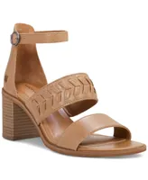 Lucky Brand Women's Serenay Strappy Woven Block-Heel Sandals