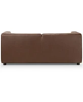 Blake 71" Leather Modern Deep Seat Loveseat