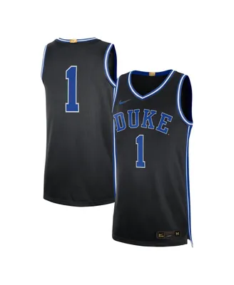 Men's Jordan #1 Duke Blue Devils Limited Authentic Jersey