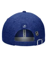 Men's Fanatics Blue Tampa Bay Lightning Authentic Pro Road Adjustable Hat