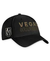 Men's Fanatics Black Vegas Golden Knights Authentic Pro Road Flex Hat