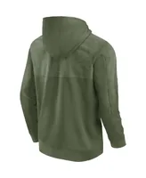 Men's Fanatics Olive Air Force Falcons Oht Military-Inspired Appreciation Stencil Pullover Hoodie