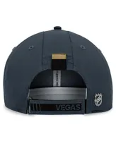 Men's Fanatics Gray Vegas Golden Knights Authentic Pro Rink Adjustable Hat