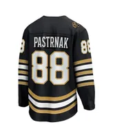 Men's Fanatics David Pastrnak Black Boston Bruins 100th Anniversary Premier Breakaway Player Jersey