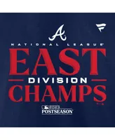 Men's Fanatics Navy Atlanta Braves 2023 Nl East Division Champions Locker Room T-shirt