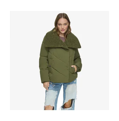 Women's Valencia Asymmetrical Quilted Coat