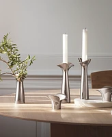 Georg Jensen Bloom Botanica Candleholder, 2 Piece