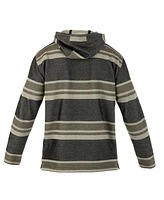 Hurley Men's Striped Modern Surf Poncho Hoodie