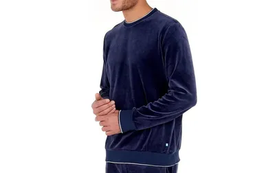 Men's Catane Cotton Velvet Long Sleeve Sweatshirt