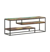 Tv Stand 51.2"x11.8"x17.7" Solid Wood Reclaimed