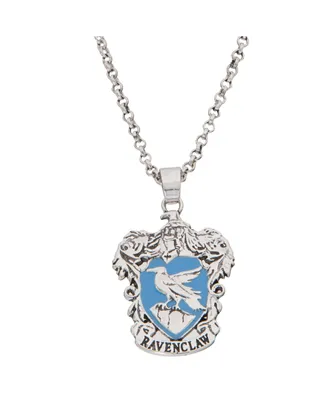 Harry Potter Womens Silver Plated House Pendant, Ravenclaw - 16 + 2''