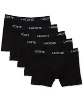 Lacoste Men's 5 Pack Cotton Boxer Brief Underwear