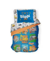 Blippi Moonbug How Does This Work Piece Comforter Set