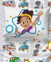 Blippi Moonbug How Does This Work Microfiber 3 Piece Sheet Set