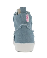 Sugar Women's Fyre High Top Lace Up Sneakers - Denim