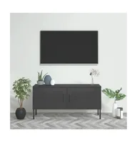 Tv Stand Anthracite 41.3"x13.8"x19.7" Steel