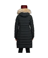 Pajar Women's Venice Long Puffer with Removable Faux Fur Trim