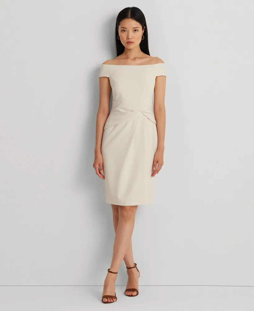 Lauren Ralph Women's Off-The-Shoulder Dress