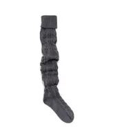 Muk Luks Women's Cable Knit Over the Knee Socks, One