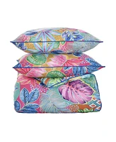 J by J Queen Hanalei Tropical -Pc Comforter Set