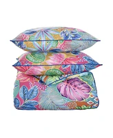 J by J Queen Hanalei Tropical -Pc Comforter Set